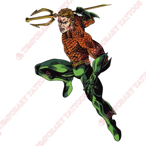 Aquaman Customize Temporary Tattoos Stickers NO.448